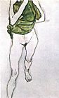 Woman in the green blouse 1913